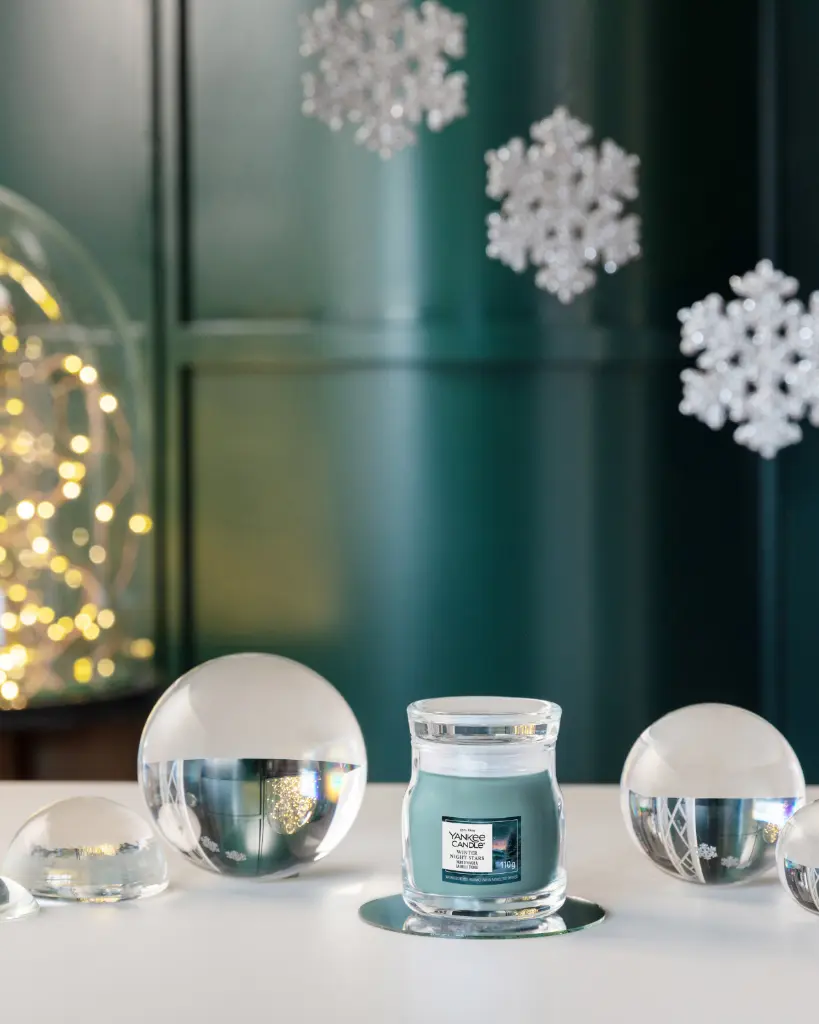 YC Winter Night Stars Small Jar lid Lifestyle.webp
