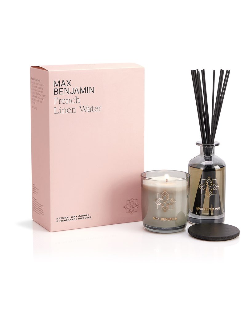 MB Candle & Diffuser Gift Set French Linen Water