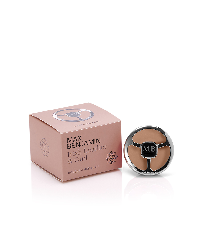 MB Car Fragrance Dispenser Irish Leather & Oud