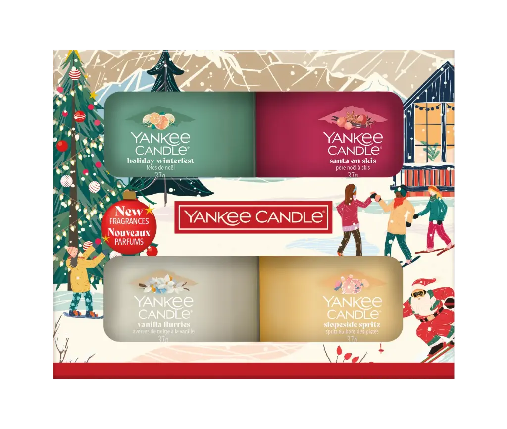 YC Apres Ski Collection 4 Filled Votive Gift Set