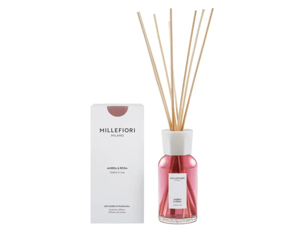 MM Milano Reed Diffuser 250ml Ambra & Rosa