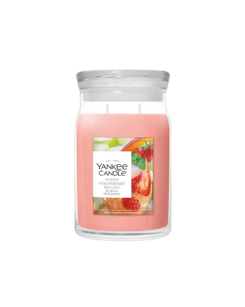YC White Strawberry Bellini Large Jar