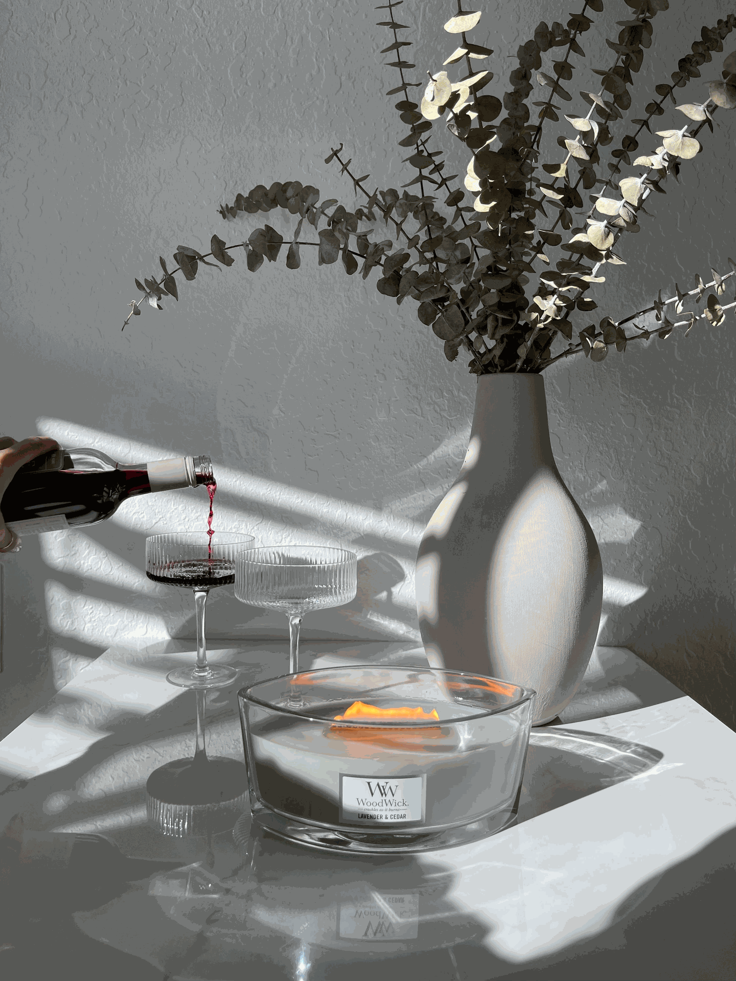 [1666260E] WW Lavender & Cedar Ellipse