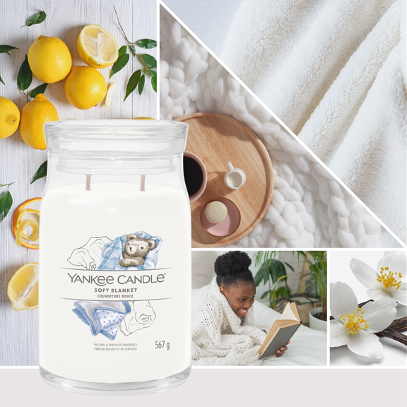 [1701376E] YC Soft Blanket Signature Large Jar