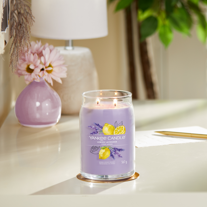 [1629970E] YC Lemon Lavender Signature Large Jar