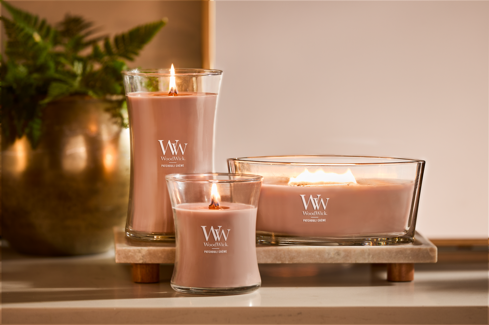 [2654083E] WW Patchouli Crème Large