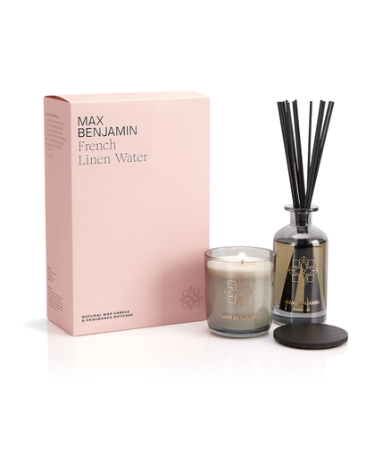 [RB-CDG02] MB Candle & Diffuser Gift Set French Linen Water