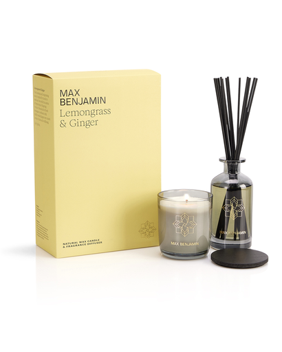 [RB-CDG01] MB Candle & Diffuser Gift Set Lemongrass & Ginger
