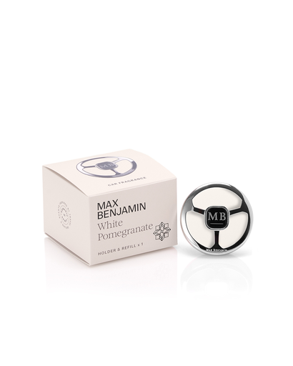 [RB-CF03] MB Car Fragrance Dispenser White Pomegranate