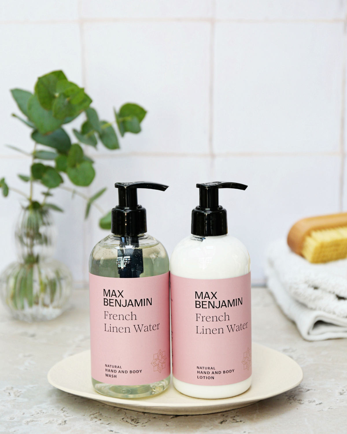 [RB-WL02] MB Hand & Body Wash and Lotion Giftset French Linen Water