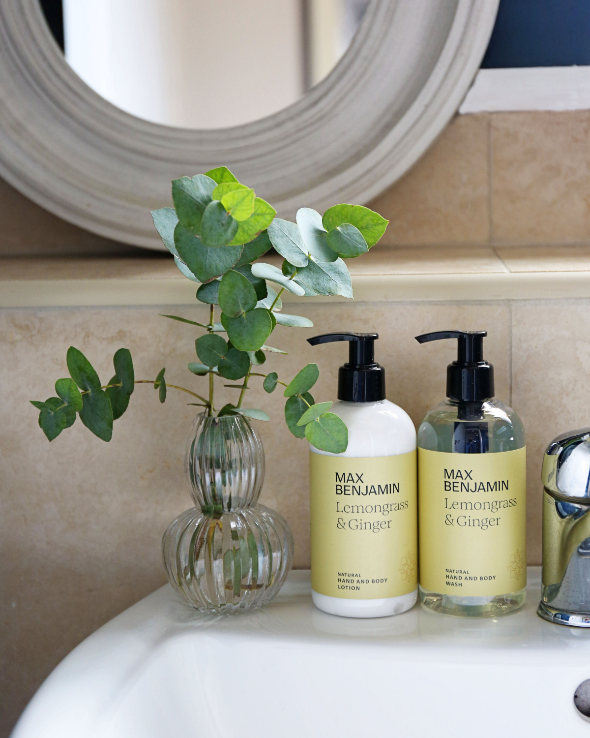 [RB-WL01] MB Hand & Body Wash and Lotion Giftset Lemongrass & Ginger