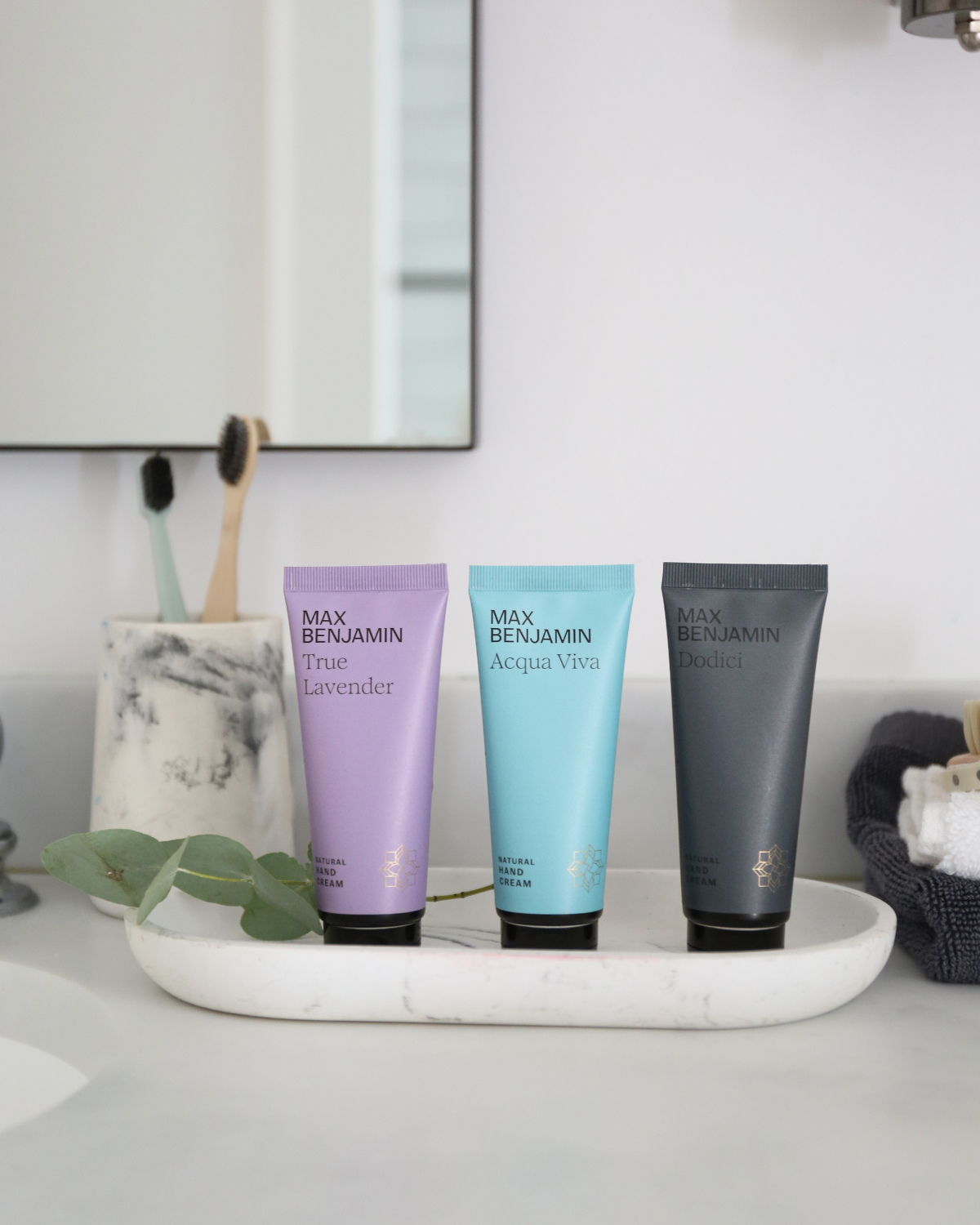 [RB-HCG3-2] MB Trio Hand Cream Gift Set True Lavender, Dodici and Acqua Viva