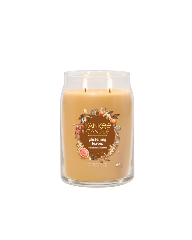 [2653162E] YC Glistening Leaves Signature Large Jar