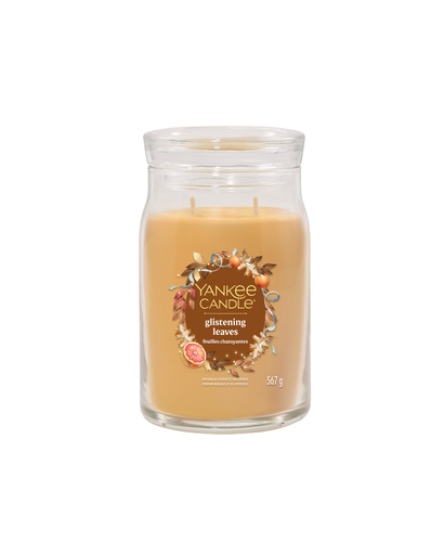 [2653162E] YC Glistening Leaves Signature Large Jar