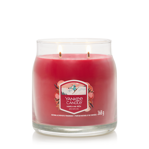 [2653150E] YC Santa On Skis Signature Medium Jar