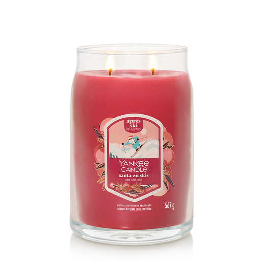 [2653153E] YC Santa On Skis Signature Large Jar