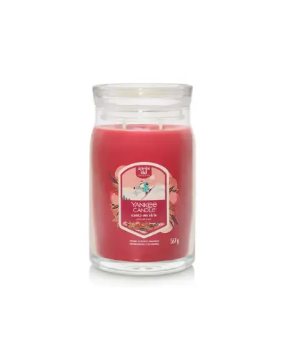 [2653153E] YC Santa On Skis Signature Large Jar