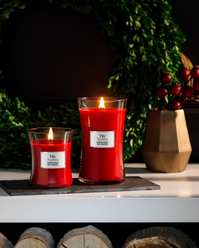 [93080ES3] WW White Teak + Crimson Berries + Frasier Fir Large Set