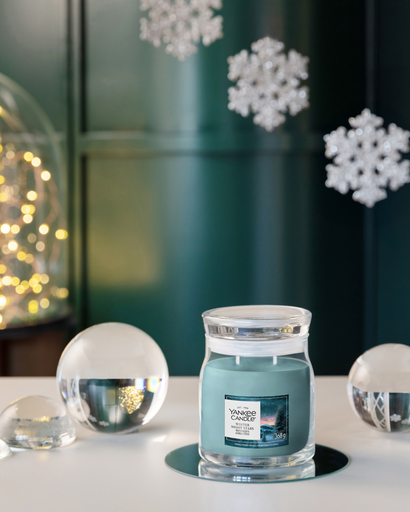 [2671957E] YC Winter Night Stars Medium Jar